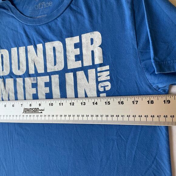 The Office Men’s Short Sleeve T-shirt size M, Blue, Dunder Mifflin Paper Company - Picture 3 of 7